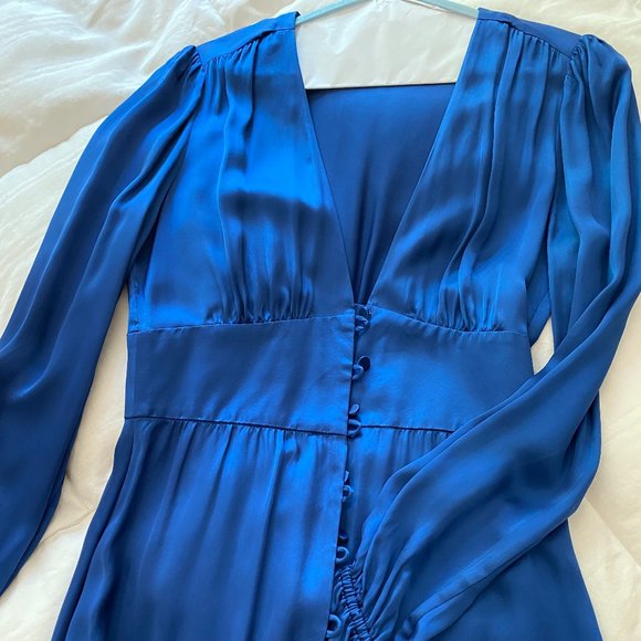 Aritzia Wilfred Blue Maxine Dress - Picture 4 of 6